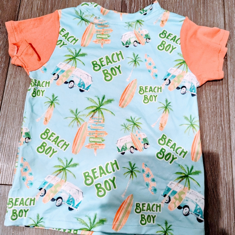 Handmade boys surfer top